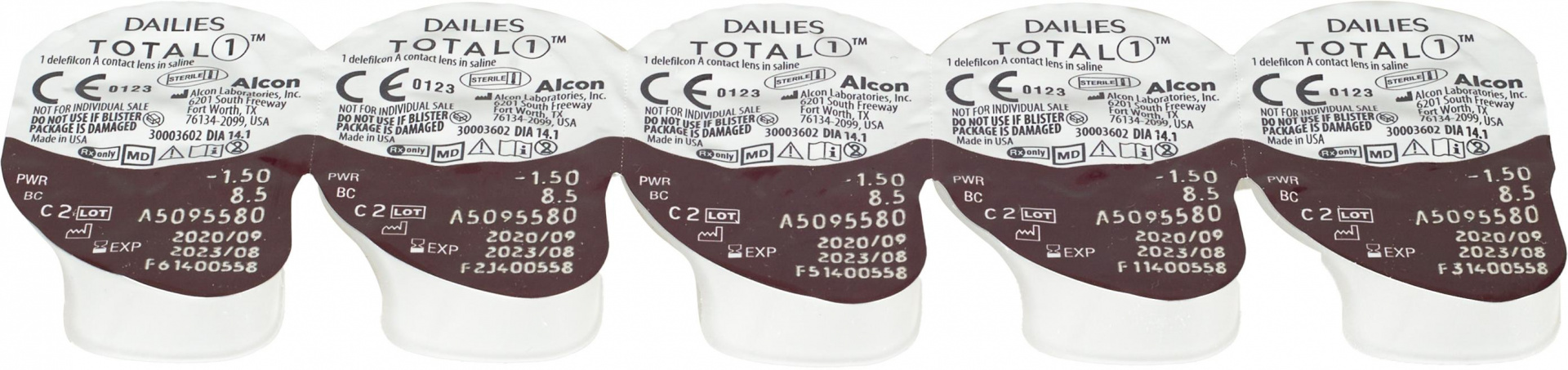 Dailies Total 1 (30 линз)