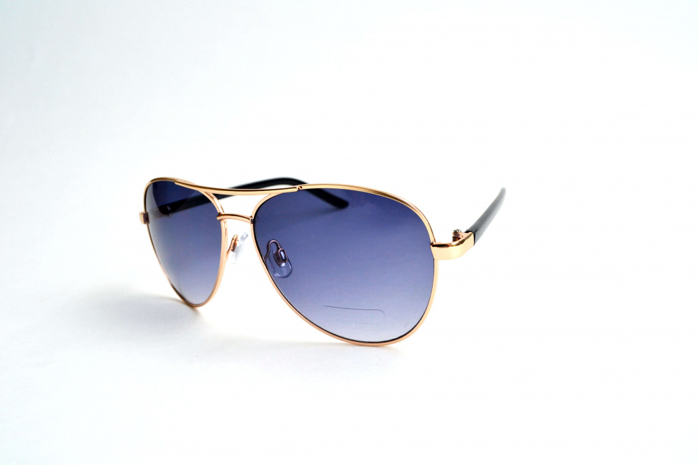 Очки с/з TROPICAL ON THE DOCK,GOLD-BLK